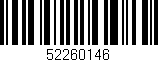 Código de barras (EAN, GTIN, SKU, ISBN): '52260146'
