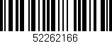Código de barras (EAN, GTIN, SKU, ISBN): '52262166'