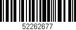 Código de barras (EAN, GTIN, SKU, ISBN): '52262677'