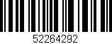 Código de barras (EAN, GTIN, SKU, ISBN): '52264292'