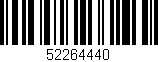 Código de barras (EAN, GTIN, SKU, ISBN): '52264440'
