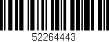 Código de barras (EAN, GTIN, SKU, ISBN): '52264443'