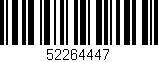 Código de barras (EAN, GTIN, SKU, ISBN): '52264447'