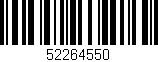 Código de barras (EAN, GTIN, SKU, ISBN): '52264550'