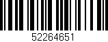 Código de barras (EAN, GTIN, SKU, ISBN): '52264651'