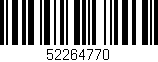 Código de barras (EAN, GTIN, SKU, ISBN): '52264770'