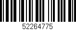 Código de barras (EAN, GTIN, SKU, ISBN): '52264775'