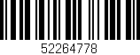 Código de barras (EAN, GTIN, SKU, ISBN): '52264778'