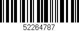 Código de barras (EAN, GTIN, SKU, ISBN): '52264787'