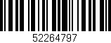 Código de barras (EAN, GTIN, SKU, ISBN): '52264797'