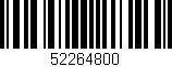 Código de barras (EAN, GTIN, SKU, ISBN): '52264800'