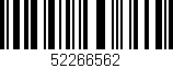 Código de barras (EAN, GTIN, SKU, ISBN): '52266562'