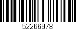 Código de barras (EAN, GTIN, SKU, ISBN): '52266978'