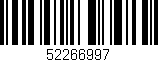 Código de barras (EAN, GTIN, SKU, ISBN): '52266997'