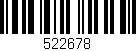 Código de barras (EAN, GTIN, SKU, ISBN): '522678'