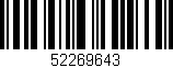 Código de barras (EAN, GTIN, SKU, ISBN): '52269643'