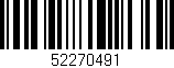 Código de barras (EAN, GTIN, SKU, ISBN): '52270491'