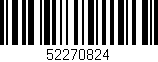 Código de barras (EAN, GTIN, SKU, ISBN): '52270824'