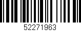 Código de barras (EAN, GTIN, SKU, ISBN): '52271963'