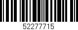 Código de barras (EAN, GTIN, SKU, ISBN): '52277715'