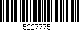 Código de barras (EAN, GTIN, SKU, ISBN): '52277751'