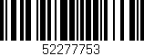 Código de barras (EAN, GTIN, SKU, ISBN): '52277753'