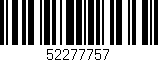 Código de barras (EAN, GTIN, SKU, ISBN): '52277757'
