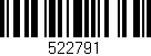 Código de barras (EAN, GTIN, SKU, ISBN): '522791'