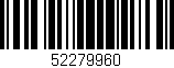 Código de barras (EAN, GTIN, SKU, ISBN): '52279960'