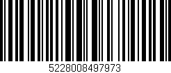 Código de barras (EAN, GTIN, SKU, ISBN): '5228008497973'
