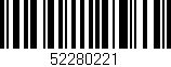 Código de barras (EAN, GTIN, SKU, ISBN): '52280221'