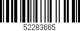 Código de barras (EAN, GTIN, SKU, ISBN): '52283665'