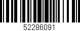 Código de barras (EAN, GTIN, SKU, ISBN): '52286091'