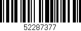 Código de barras (EAN, GTIN, SKU, ISBN): '52287377'