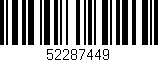 Código de barras (EAN, GTIN, SKU, ISBN): '52287449'