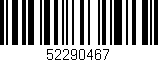 Código de barras (EAN, GTIN, SKU, ISBN): '52290467'