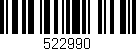 Código de barras (EAN, GTIN, SKU, ISBN): '522990'
