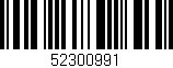 Código de barras (EAN, GTIN, SKU, ISBN): '52300991'