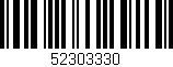 Código de barras (EAN, GTIN, SKU, ISBN): '52303330'