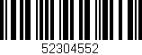 Código de barras (EAN, GTIN, SKU, ISBN): '52304552'