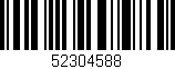 Código de barras (EAN, GTIN, SKU, ISBN): '52304588'