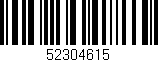Código de barras (EAN, GTIN, SKU, ISBN): '52304615'