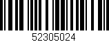 Código de barras (EAN, GTIN, SKU, ISBN): '52305024'