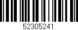Código de barras (EAN, GTIN, SKU, ISBN): '52305241'