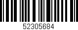 Código de barras (EAN, GTIN, SKU, ISBN): '52305684'