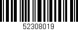 Código de barras (EAN, GTIN, SKU, ISBN): '52308019'