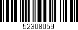 Código de barras (EAN, GTIN, SKU, ISBN): '52308059'