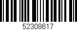 Código de barras (EAN, GTIN, SKU, ISBN): '52308617'