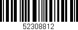 Código de barras (EAN, GTIN, SKU, ISBN): '52308812'