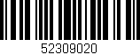 Código de barras (EAN, GTIN, SKU, ISBN): '52309020'